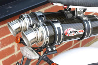 madass exhaust twin ooracing