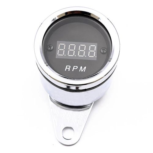 Rev counter digital 61mm chrome