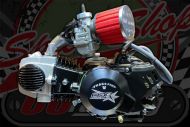 140cc. Engine Phase 5 RACE 19BHP version running RED Tag head, High comp piston, VMR118 ignition