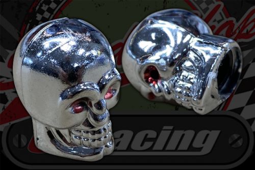 Dust cap. Chrome skull  Air Valve covers. 