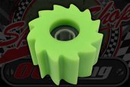 Chain. Roller M8 38mm O/D Green ABS Dual sealed bearings.