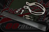 Exhaust strap stainless Tri oval shape