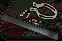 Exhaust strap stainless Tri oval shape