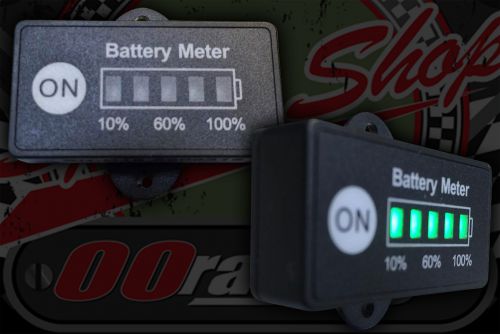 Battery. Meter.