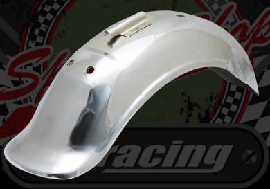 Mud guard (fender). Rear. Chrome. Bathtub. Suitable for Chaly or Dax