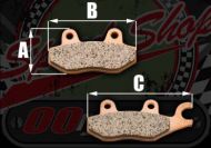 Front brake pads EBC HH sintered for Skyteam ACE 50 qnd 125 bikes