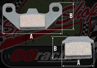 Pads Brake pitbike front & some rear aplications