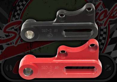 Brake. Mount. Caliper bracket. Rear. Hydraulic brake. Suitable for use with Madass 125cc & 50cc