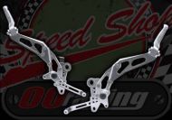 Rear sets Adjustable CNC billet suitable for 1st gen Honda MSX 125 RED BLUE