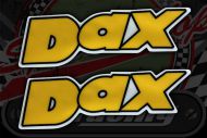 Sticker frame DAX yellow