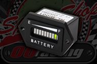 Battery indicator warning and charging light