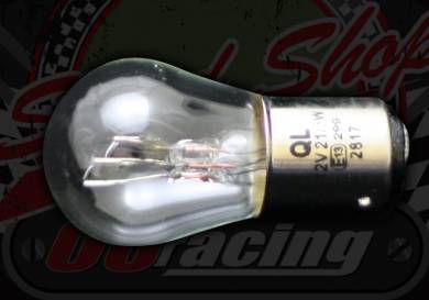 Bulb. Choice of 6v 21/5W or 12v 21/5W. Tail and stop lights