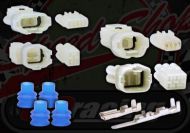 Block connectors. Compatible with Honda. 2, 3, 4, 6 pins available