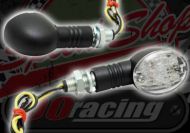 Flasher mini oval CLEAR OR AMBER Like OE madass style LED 12v