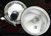 Head lamp suitable for monkey bike (2 bolt) Chrome rim