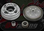 Clutch conversion kit. Single plate to 3 plate. Increase in final gearing by 10% for late monkey bike with manual clutch