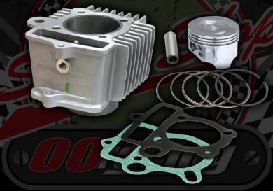 Cylinder kit 52mm Alloy 88cc Flat top piston