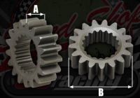 Oil pump drive gear. YX engines; all models