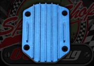 Head plate. CNC Blue. Big stud pattern 7mm. YX125-149, Lifan 125-150