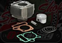 Cylinder kit. 56.5mm bore. 2 Valve. Alloy. High comp. YX 140