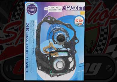 Gasket set. Full. C70, C90C, E, Cub, MF-MP, CF70 Chaly, XR70R-X, EZ90