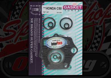 Gasket Kit. C50. Top set. Points.  6 Volt