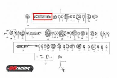 Gear box. 1st Gear. Input Shaft. 11T