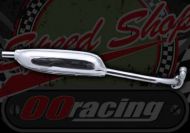 Exhaust. Chaly. Chromed. Steel construction