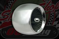 Air filter. AERO. Choice of 35mm, 38mm, 42mm, 45/46mm. Chrome. 90 degree fitting. Budget