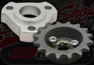 Sprocket. Front. 420 pitch. 17mm spline. Off set 7mm or 15mm. 16T