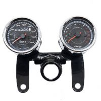 Clocks. Speedo & rev counter on bracket universal with ignition key bracket 67mm bezels