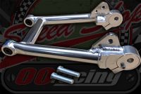 Swinging arm +2 alloy with concentric chain adjusters from Kepspeed