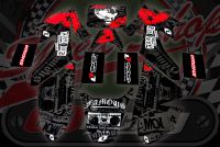 Graphics kit. CRF50. RED/Black. Star