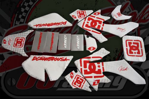 Graphics kit. CRF50. WHITE/RED DC