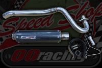 Exhaust. Up and over performance system Full stainless Carbon look wrap suitable for DAX ST
