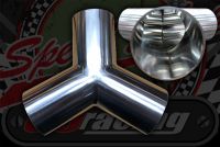 Stainless 304 exhaust/inlet pipe Y Piece OD 19mm - 76mm