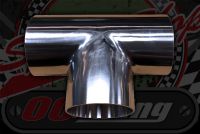 Stainless 304 exhaust/inlet pipe equal T OD 19mm - 76mm
