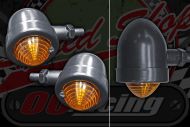 Flasher Retro. Chrome or Black. 12V bulb