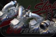 Manifold. 26/28mm. Multi fitting options. Suitable for use with  HONDA OR KLX port. Bolt on or push fit. Swivel fitment