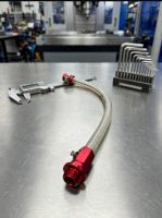 Breather for filler cap red 300mm M10 hose