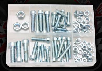 CAP SCREWS & NUTS PACK (75PCE)