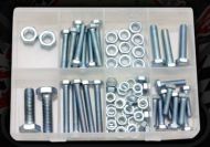 HEX BOLTS & NUTS PACK (75PCE)