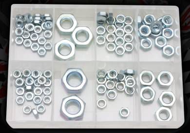 HEXAGON NUTS PACK (108PCE)