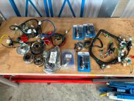 Assorted electrical parts job lot