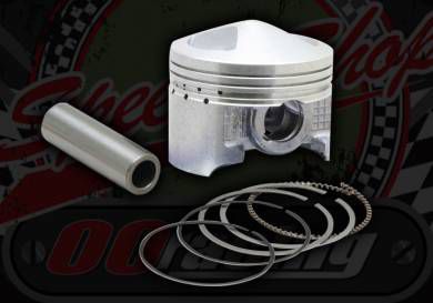 Piston. 55.5mm. Extremely high compression. 14mm Gudgeon pin 