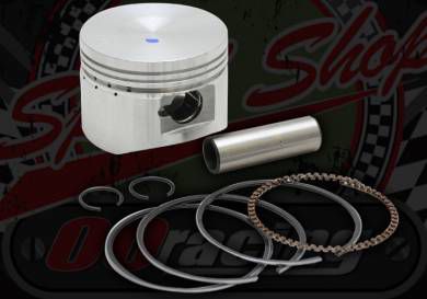 Piston. 52.4mm. Flat top. SkyTeam 110cc and most 125cc. 13mm Gudgeon pin