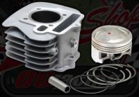 Cylinder and piston kit. 52.4mm. Suitable for Madass 125cc