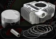 Cylinder kit. 4 Valve. 62mm bore. Ceramic plated