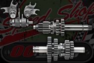 Gear box. Kit Z155 4 speed N-1-2-3-4 UP 2 options on bearing type