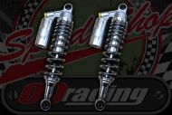 Shocks, piggy back Silver/Chrome springs 330mm